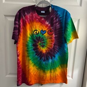 Artforms Graphic Tie Dye Tee Shirt size Large